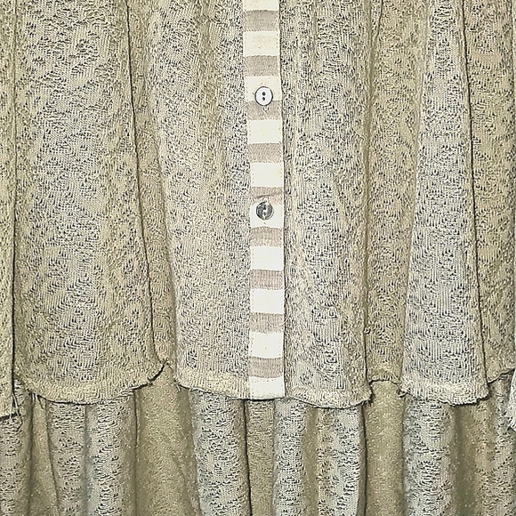 Hyke stripped/aztec high low blouse - Picture 3 of 8